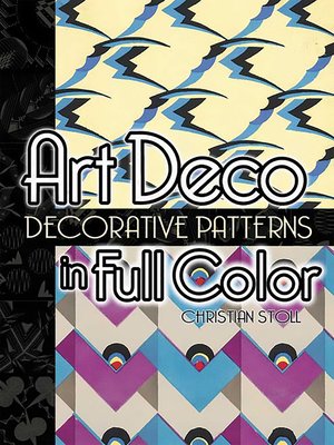 cover image of Art Deco Decorative Patterns in Full Color